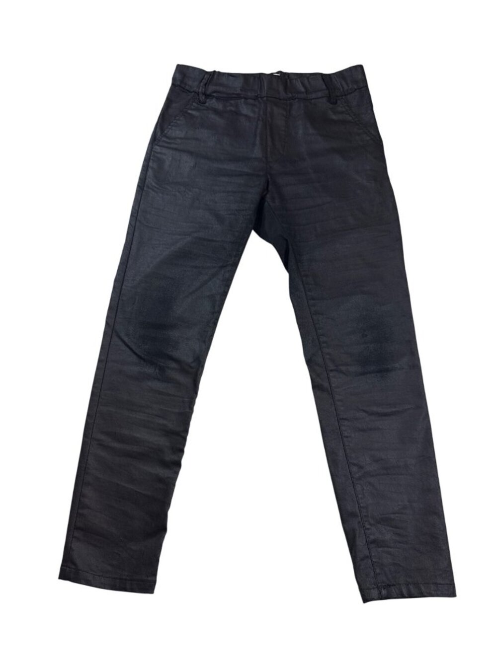Bevy Flog Black Slim-Fit leather look Pants 27 With Minor wear Damage (M677)